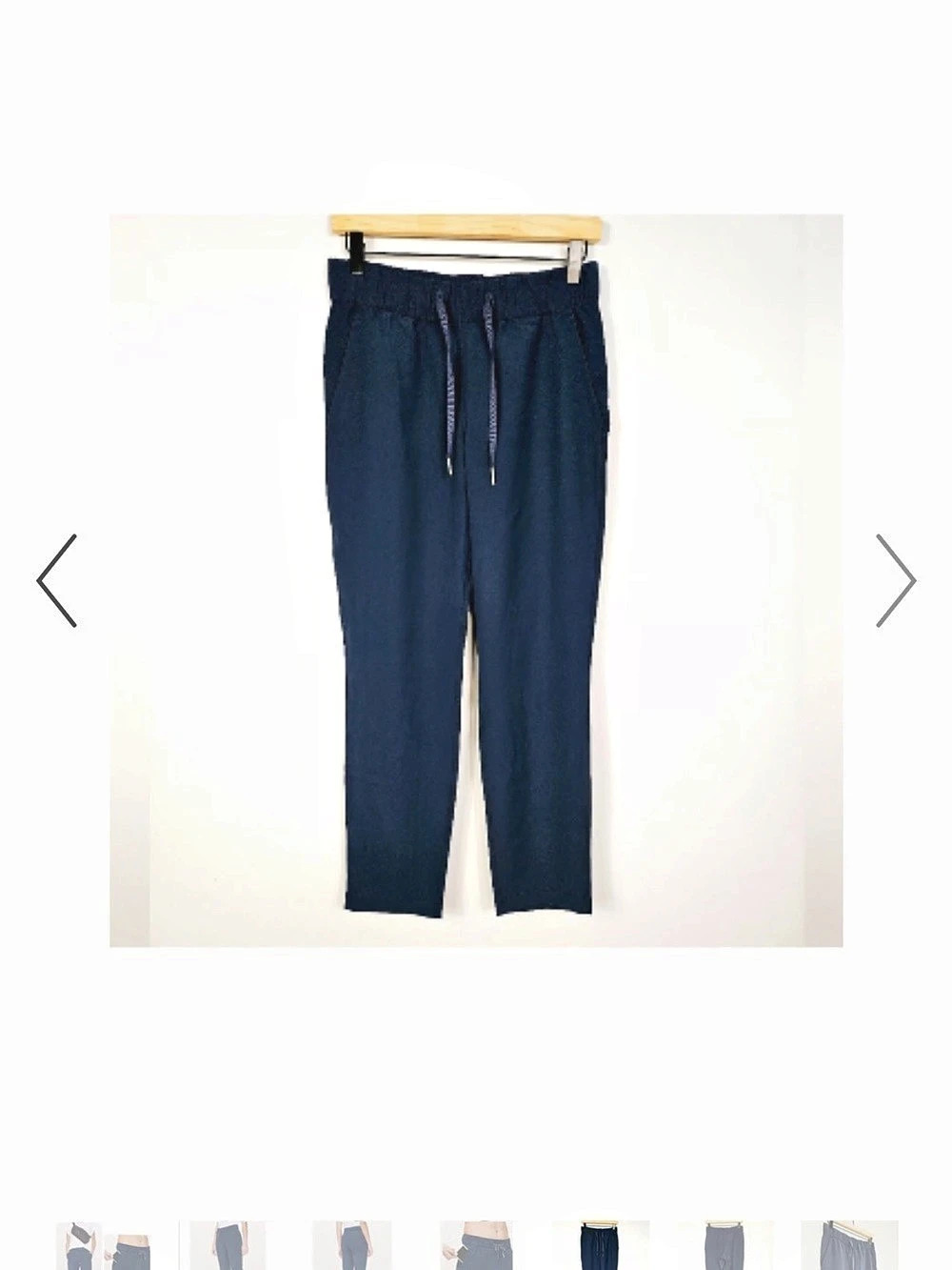 NWOT Lululemon On The Fly Pants Navy Blur Sz 10 M/L